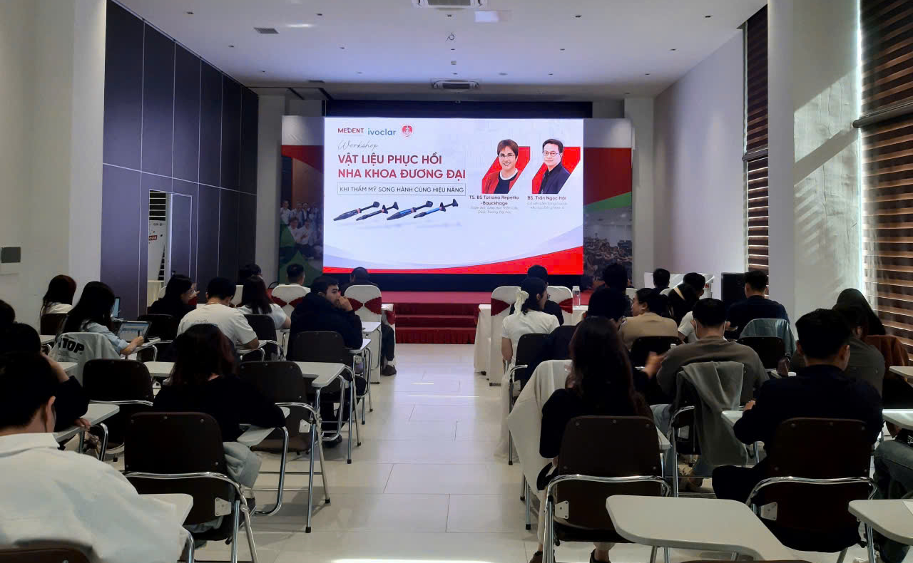 Workshop “Vật liệu phục hồi nha khoa đương đại: khi thẩm mỹ song hành cùng hiệu năng” mang kiến thức thực tiễn đến gần giảng đường