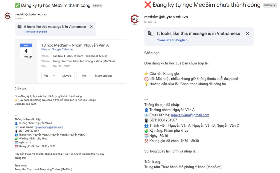 📣 THÔNG BÁO: Hướng dẫn đăng ký Tự học tại  Trung tâm Thực hành Mô phỏng Y khoa (MedSim)
