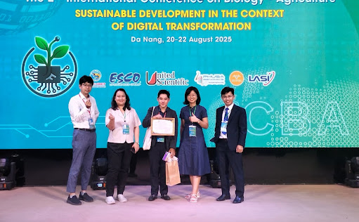 TRUNG TÂM SINH HỌC PHÂN TỬ THAM GIA HỘI NGHỊ QUỐC TẾ SINH HỌC - NÔNG NGHIỆP 2025