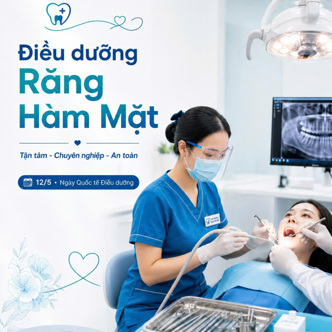 Điều dưỡng Răng Hàm Mặt – Những người giữ nhịp thầm lặng của nụ cười