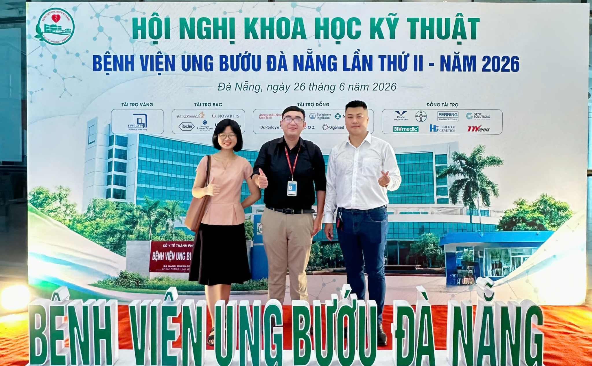 Trung tâm Sinh học Phân tử tham gia Hội nghị Khoa học Kỹ thuật tại Bệnh viện Ung bướu Đà Nẵng năm 2026