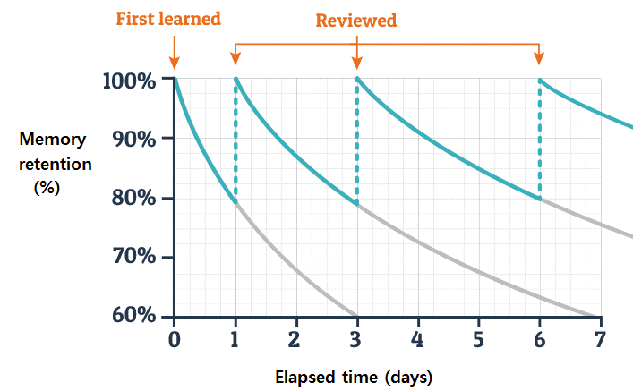Lặp Lại Ngắt Quãng (Spaced Repetition): Bí Quyết 