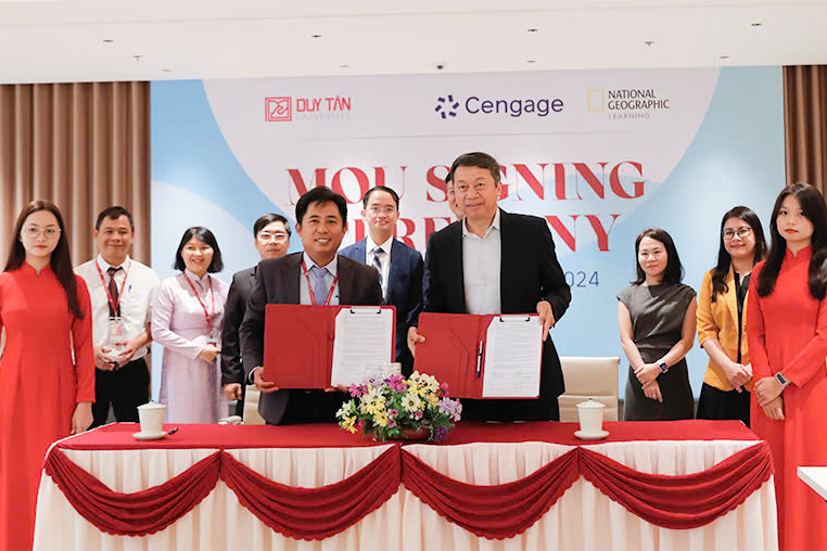 Đại học Duy Tân Ký kết Hợp tác cùng Cengage Learning Vietnam nhằm đa dạng hóa học liệu phục vụ đào tạo
