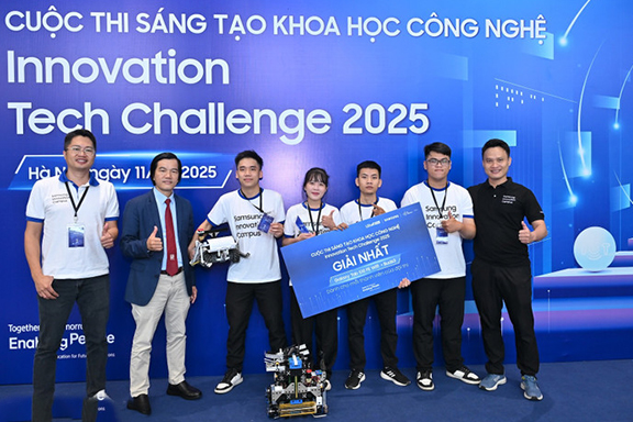 Sinh viên Đại học Duy Tân vô địch Cuộc thi Sáng tạo Khoa học Công nghệ “Innovation Tech Challenge 2025"