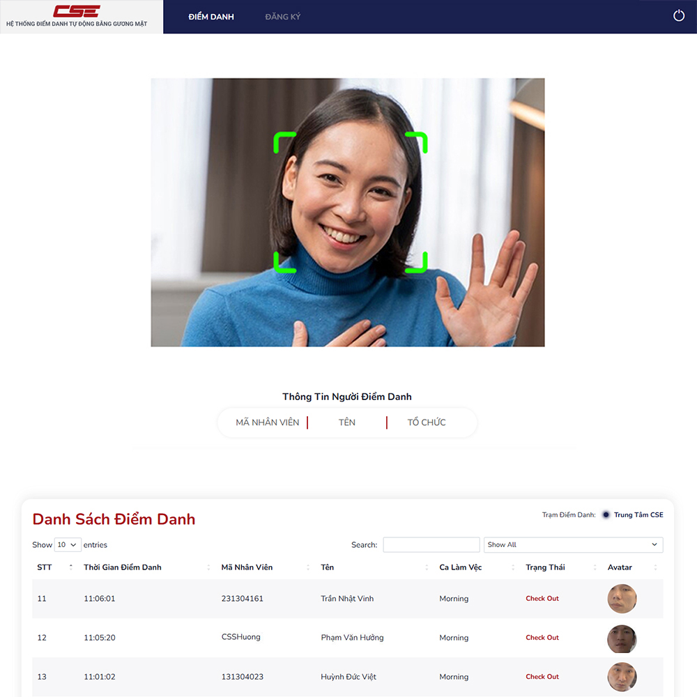 Hệ thống Điểm danh & Chấm công Văn phòng