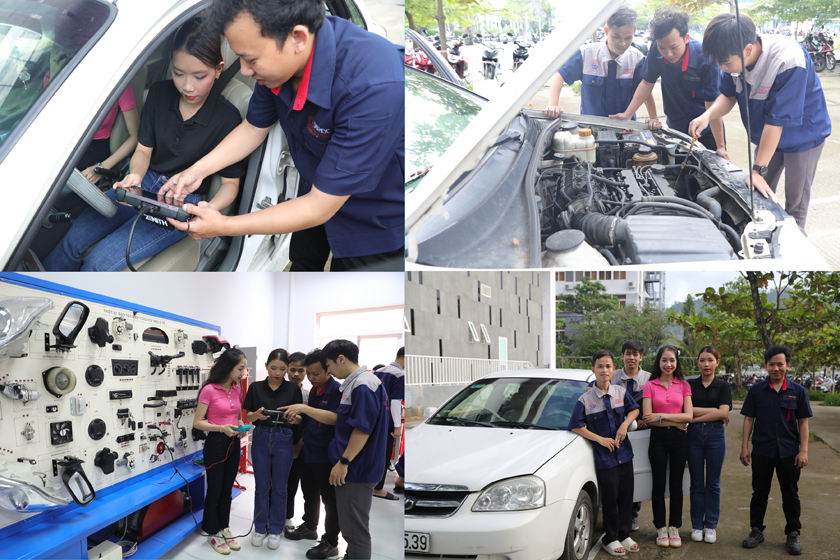 Học Công nghệ Kỹ thuật Ô tô với cơ sở vật chất “khủng”  tại Đại học Duy Tân