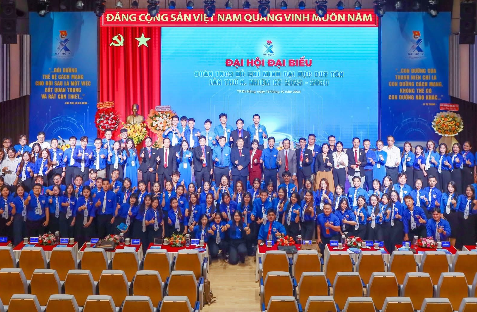 ĐẠI HỘI ĐẠI BIỂU ĐOÀN TNCS HỒ CHÍ MINH ĐẠI HỌC DUY TÂN LẦN THỨ X, NHIỆM KỲ 2025 – 2030