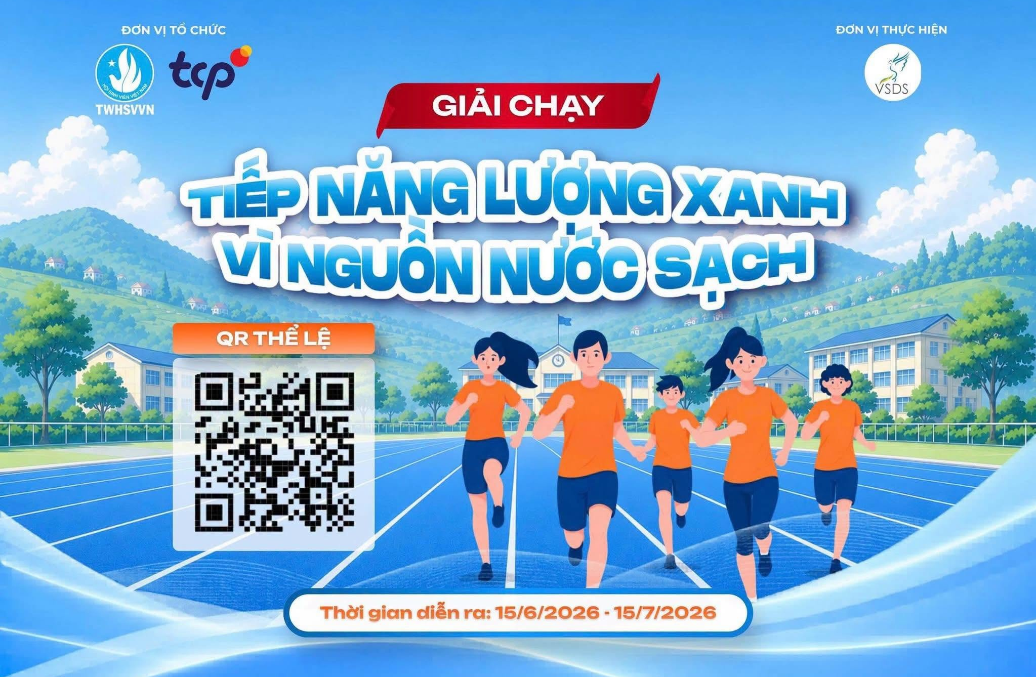 KHỞI ĐỘNG GIẢI CHẠY TRỰC TUYẾN “TIẾP NĂNG LƯỢNG XANH - VÌ NGUỒN NƯỚC SẠCH” DÀNH CHO HỌC SINH, SINH VIÊN VIỆT NAM TRONG VÀ NGOÀI NƯỚC