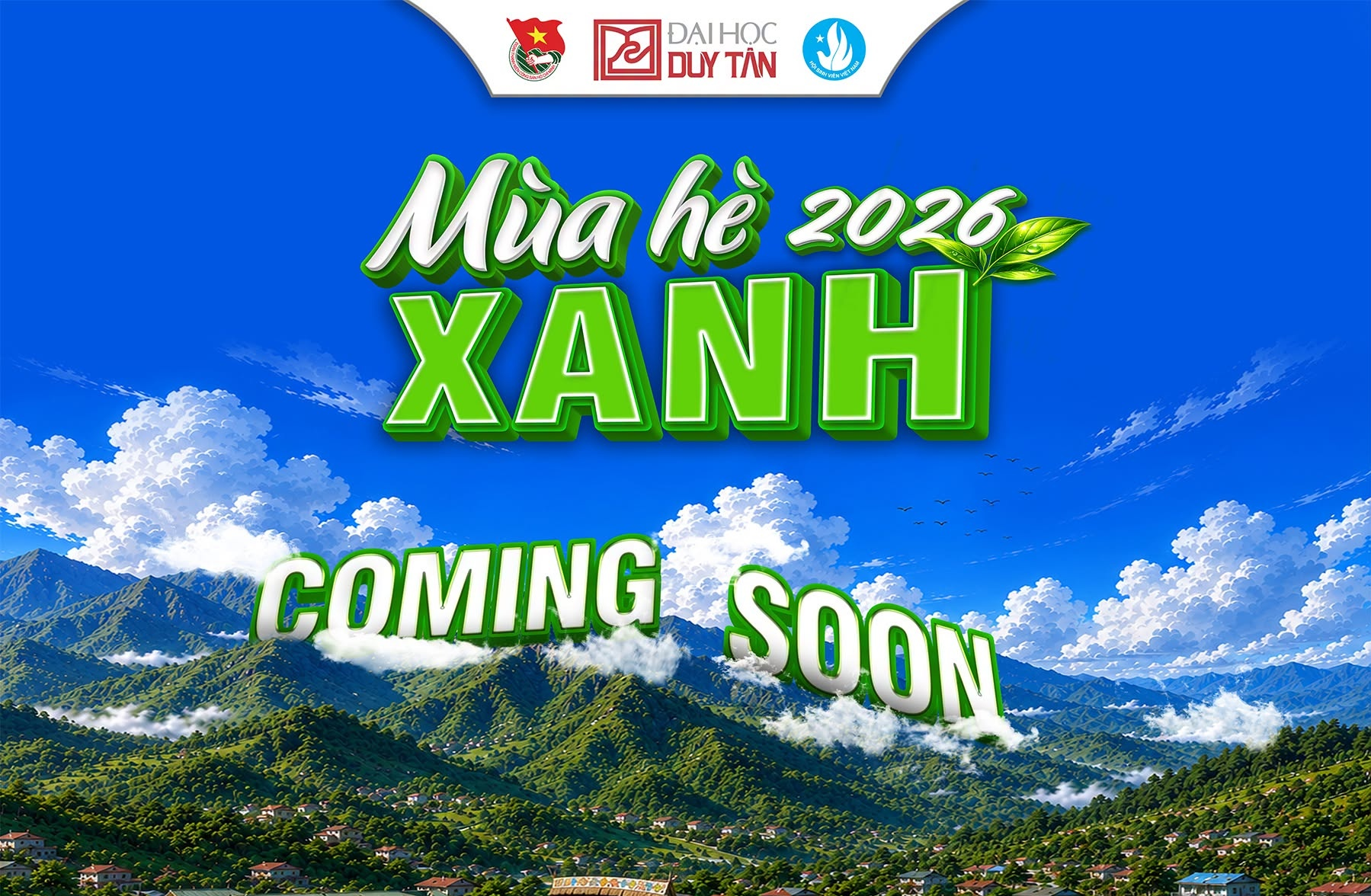 MÙA HÈ XANH 2026 SẮP KHỞI ĐỘNG – SẴN SÀNG CÙNG TUỔI TRẺ DUY TÂN LAN TỎA NHỮNG GIÁ TRỊ TỐT ĐẸP