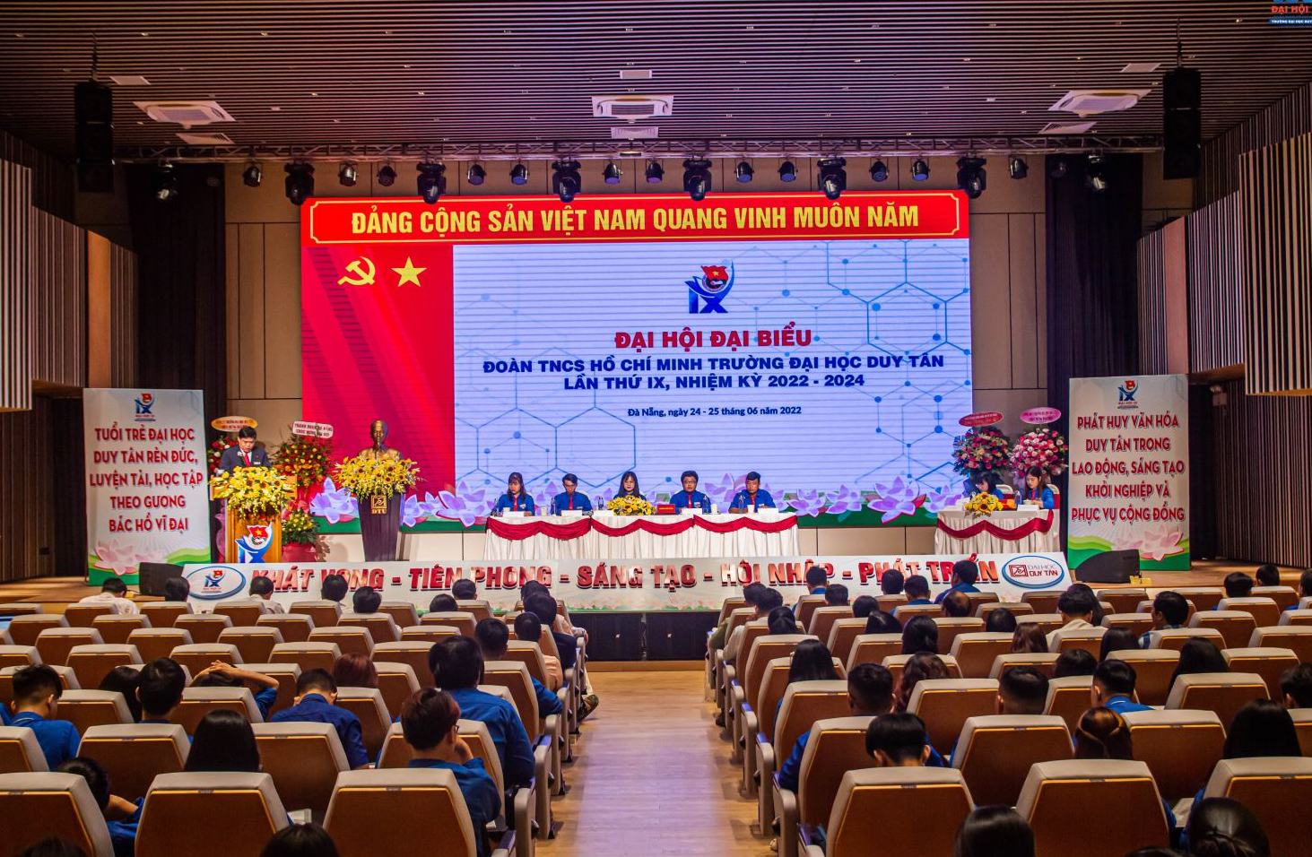Đại hội Đại biểu Đoàn TNCS Hồ Chí Minh Trường Đại học Duy Tân lần thứ IX