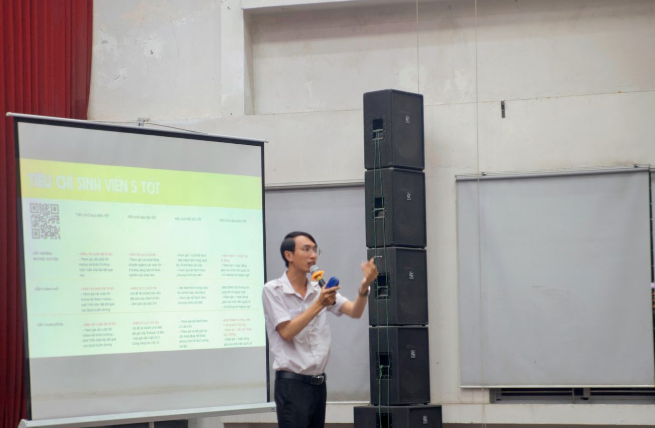 Phát huy sinh viên 5 tốt sau tuyên dương