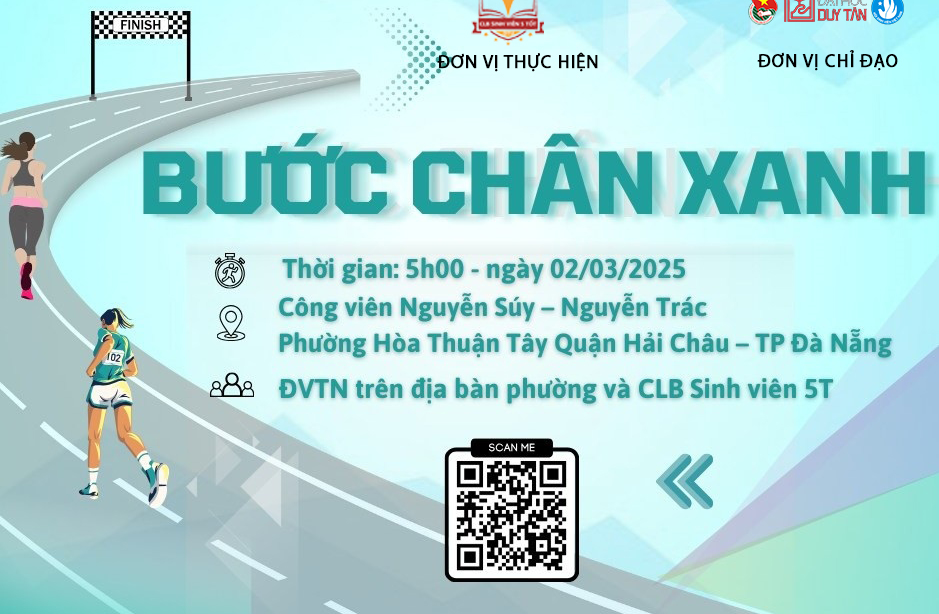 "BƯỚC CHÂN XANH" THÀNH CÔNG RỰC RỠ, LAN TỎA THÔNG ĐIỆP XANH ĐẾN CỘNG ĐỒNG!