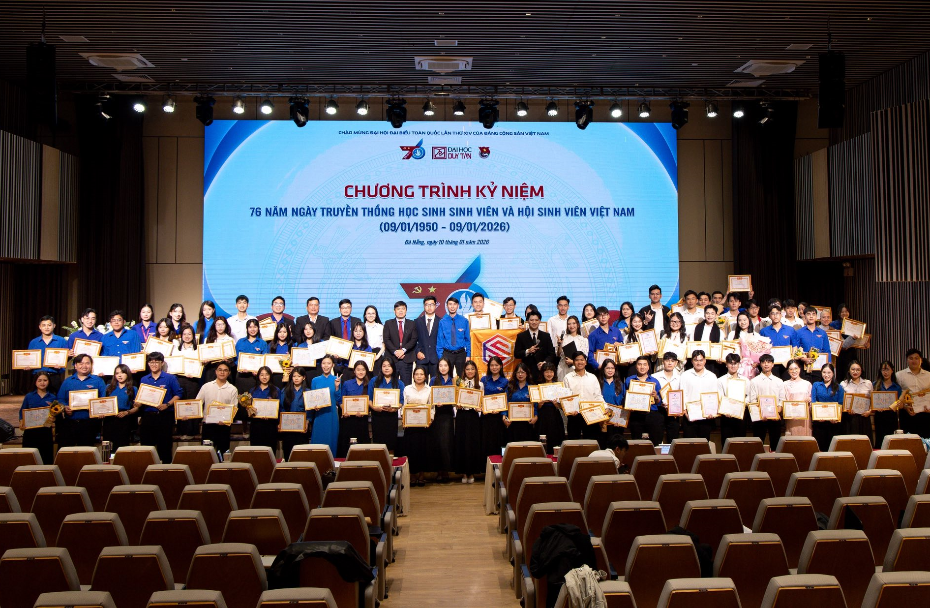  LỄ KỶ NIỆM 76 NĂM NGÀY TRUYỀN THỐNG HỌC SINH, SINH VIÊN VÀ HỘI SINH VIÊN VIỆT NAM  (09/01/1950 – 09/01/2026)
