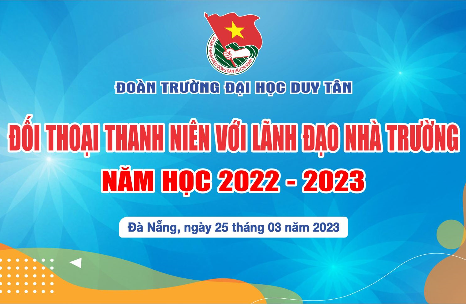 Hiệu trưởng Trường Đại học Duy Tân trò chuyện - đối thoại với sinh viên năm 2023