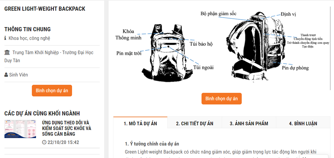[BÌNH CHỌN DỰ ÁN SV_STARTUP 2020 của SV DTU]