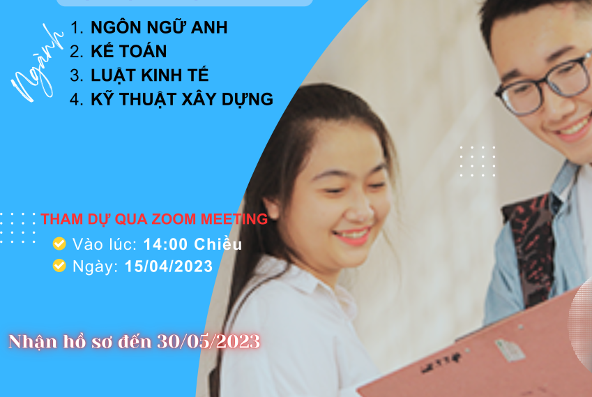 Thông báo Khai giảng Chương trình Đào tạo Cử nhân Đại học Trực tuyến ngành Ngôn ngữ Anh, Kế toán, Luật kinh tế, Kỹ thuật xây dựng - Khóa X29