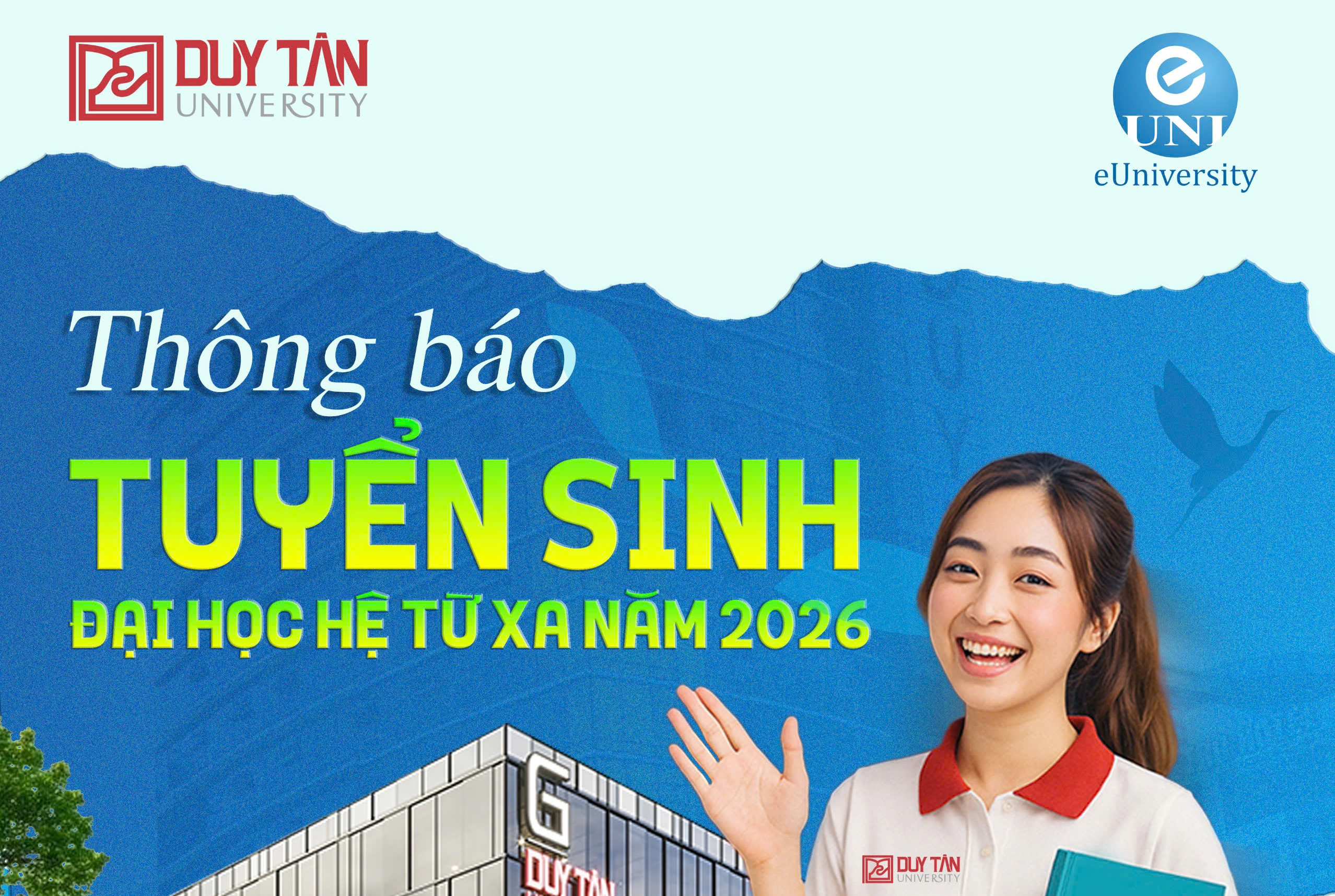 THÔNG BÁO TUYỂN SINH ĐẠI HỌC HỆ TỪ XA NĂM 2026