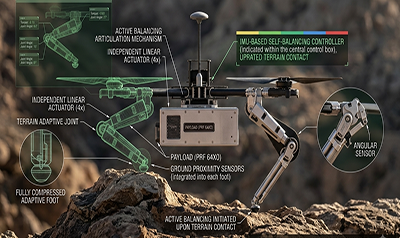 Self-Balancing Landing Mechanism For Multi-Robust Unmanned Aircraft