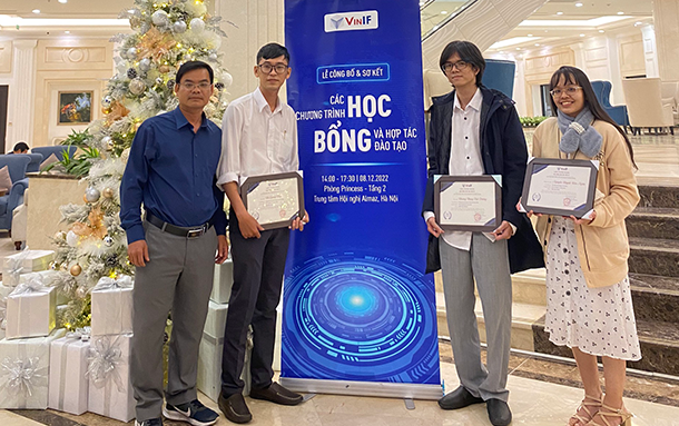 Các giảng viên, nhà nghiên cứu của ĐH Duy Tân nhận học bổng của quỹ VinIF