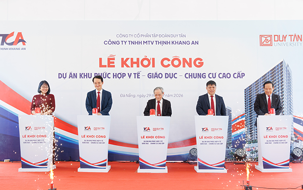 Khởi công Dự án khu Phức hợp Y tế - Giáo dục Chung cư Cao cấp thuộc Hệ Sinh thái Du lịch Y tế của Đại học Duy Tân