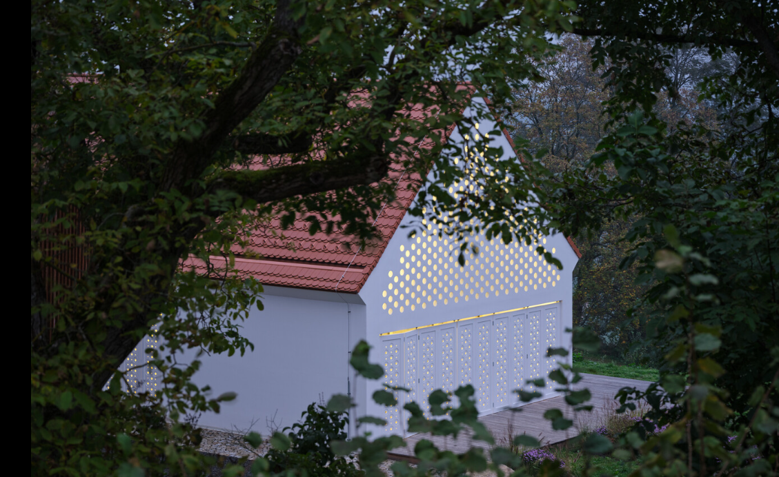 Ngôi nhà hiện đại trong khu vườn Baroque 