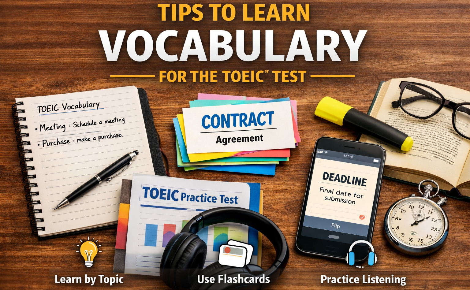 Effective Tips to Learn Vocabulary for the TOEIC Test