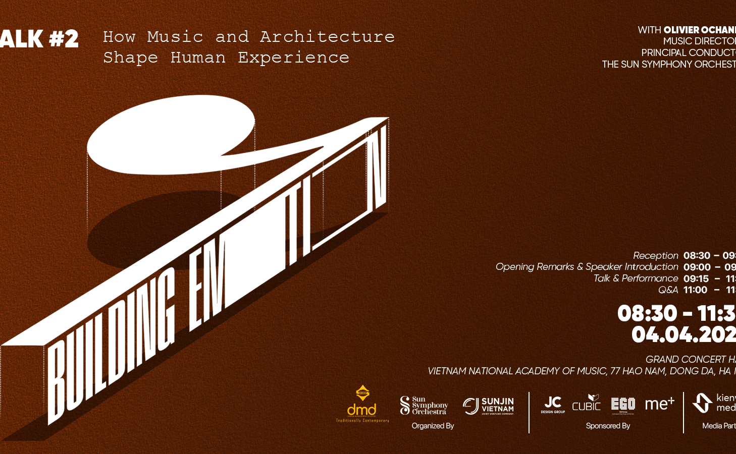 Sự kiện đối thoại ART.ITECTURE #2: Xây dựng cảm xúc - Cách âm nhạc và kiến trúc định hình trải nghiệm của con người