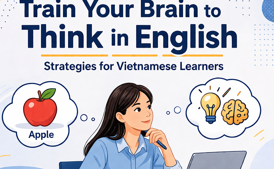 How to Train Your Brain to Think in English -  Strategies for Vietnamese Learners to Overcome the Translation Habit