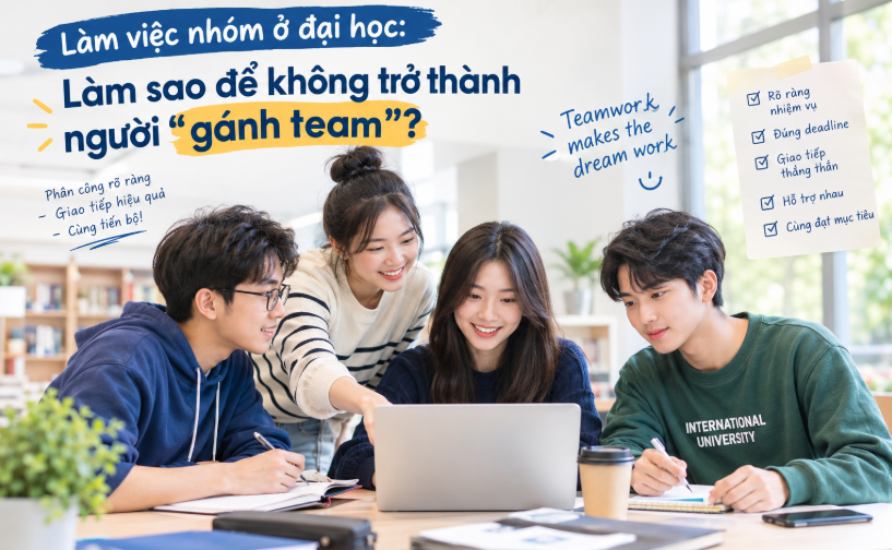 Làm việc nhóm ở đại học: Làm sao để không trở thành người gánh team?