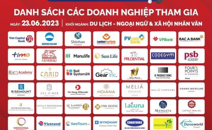 NGÀY HỘI VIỆC LÀM 2023 - KHỐI DU LỊCH - NGOẠI NGỮ VÀ XÃ HỘI NHÂN VĂN