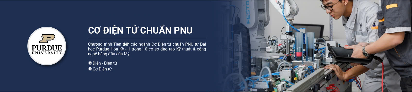 Chương trình Cơ điện tử Chuẩn PNU