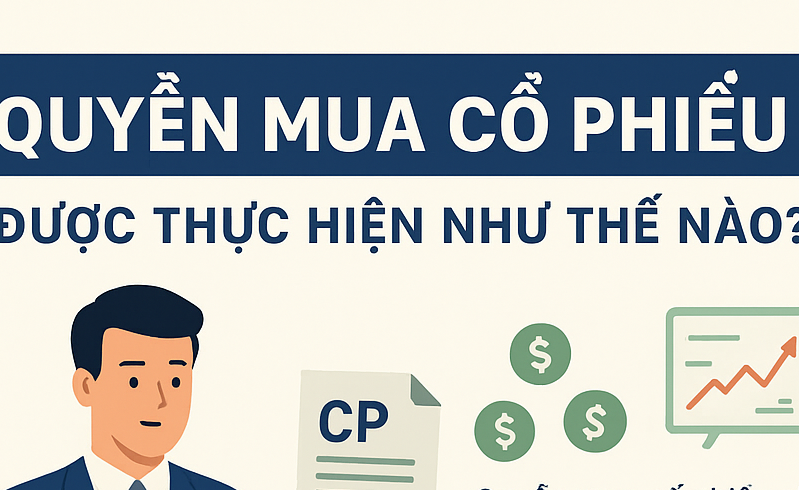 Cách thực hiện quyền chọn mua cổ phiếu