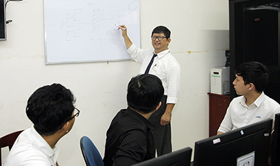 Image of the skyline of the City of Pittsburgh at night