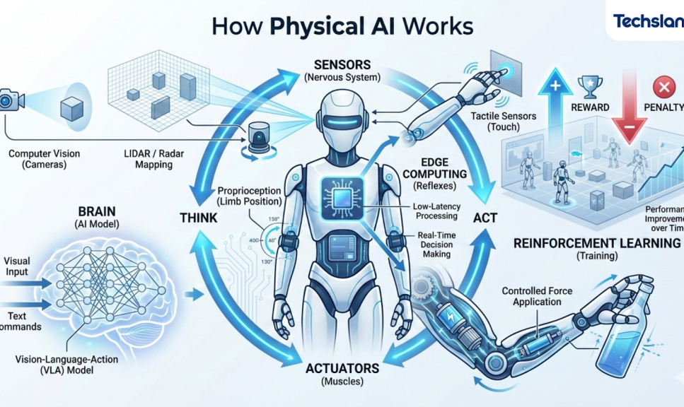 🤖 Physical AI: Khi AI có khả năng cảm nhận và hành động trong thế giới thực