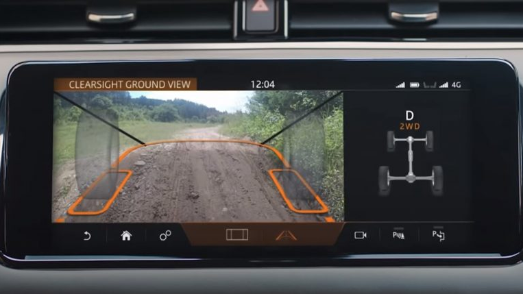 Hệ thống Camera giúp tài xế nhìn xuyên xuống gầm xe