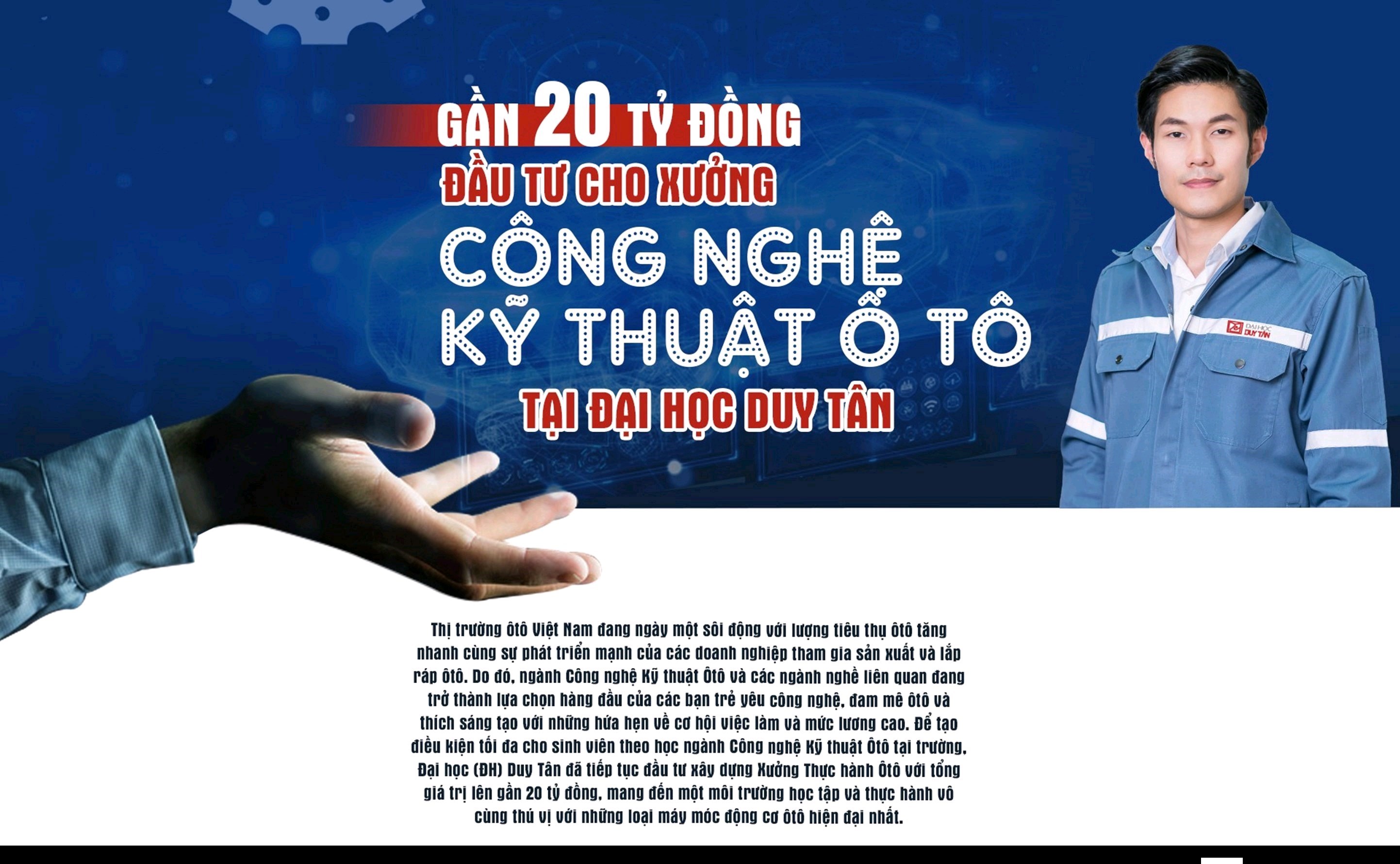 Xưởng Công Nghệ Kỹ Thuật Ô Tô - Đại học Duy Tân