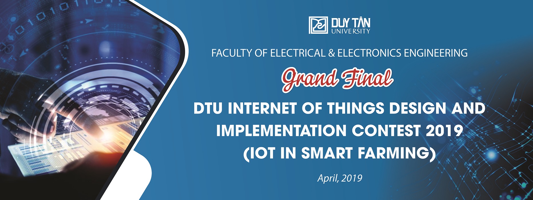Thông báo thời gian và địa điểm tổ chức vòng chung kết cuộc thi DTU IoTDI 2019