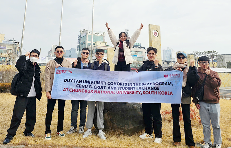 21 sinh viên ĐH Duy Tân du học tại trường đối tác Hàn Quốc