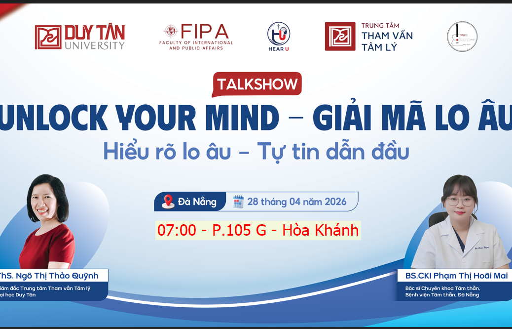 CHIẾN DỊCH TRUYỀN THÔNG TRONG LĨNH VỰC Y TẾ:  Chủ đề: “RỐI LOẠN LO ÂU:NHỮNG ĐIỀU BẠN CẦN BIẾT”