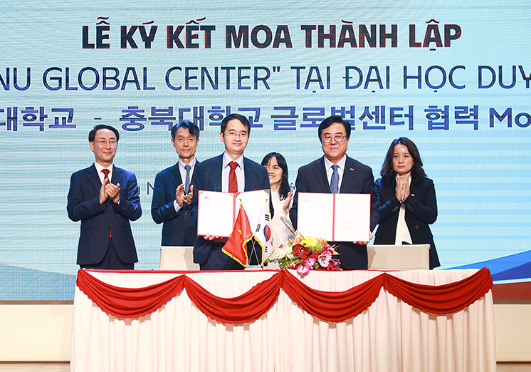 ĐH Quốc gia Chungbuk (Hàn Quốc) thành lập trung tâm toàn cầu CBNU tại ĐH Duy Tân
