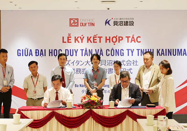 Đại học Duy Tân Ký kết Hợp tác với Công ty Xây dựng Kainuma