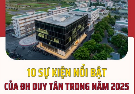 10 SỰ KIỆN NỔI BẬT CỦA ĐH DUY TÂN TRONG NĂM 2025