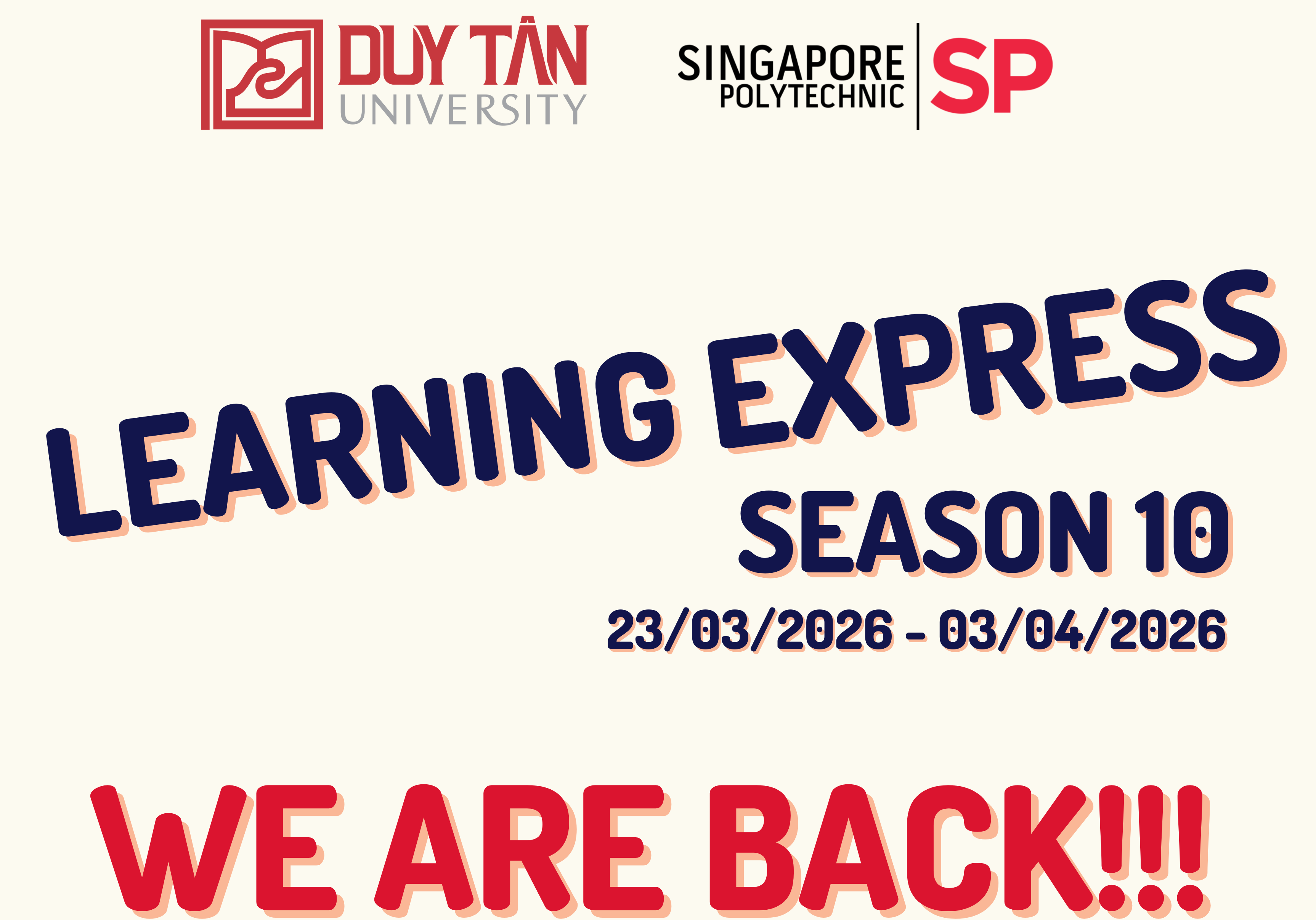 Tuyển sinh viên tham dự chương trình Chuyến tàu học thuật mùa 10 - Learning Express 2026 tại Đại học Duy Tân