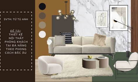 Năm học 2022-2023: Moodboard Đồ án Kiến trúc Nội thất 1