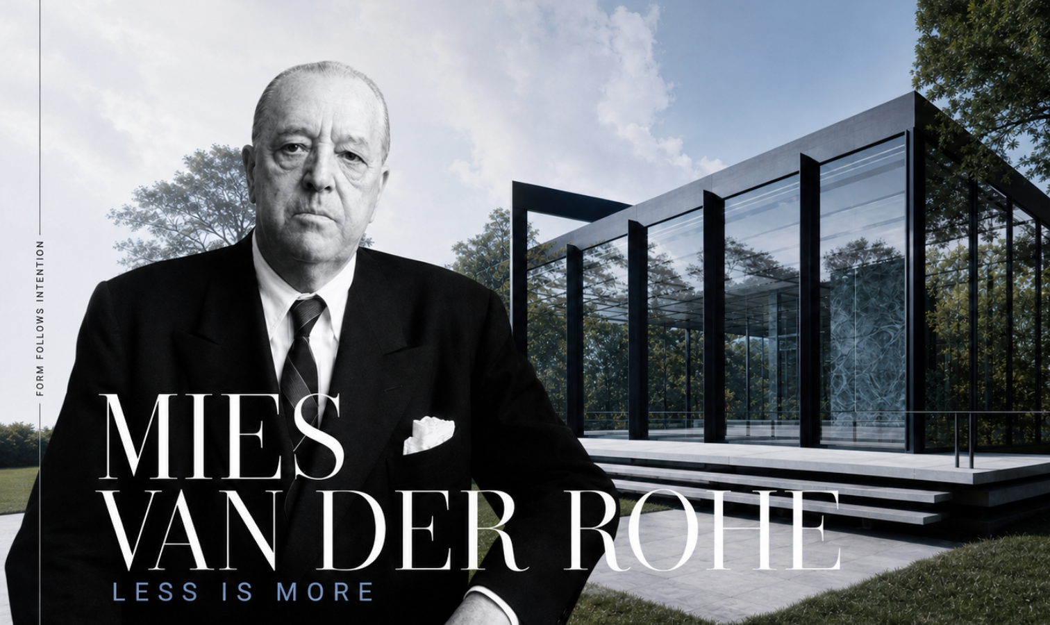 Mies van der Rohe và triết lý “Less is More”: Di sản định hình kiến trúc hiện đại