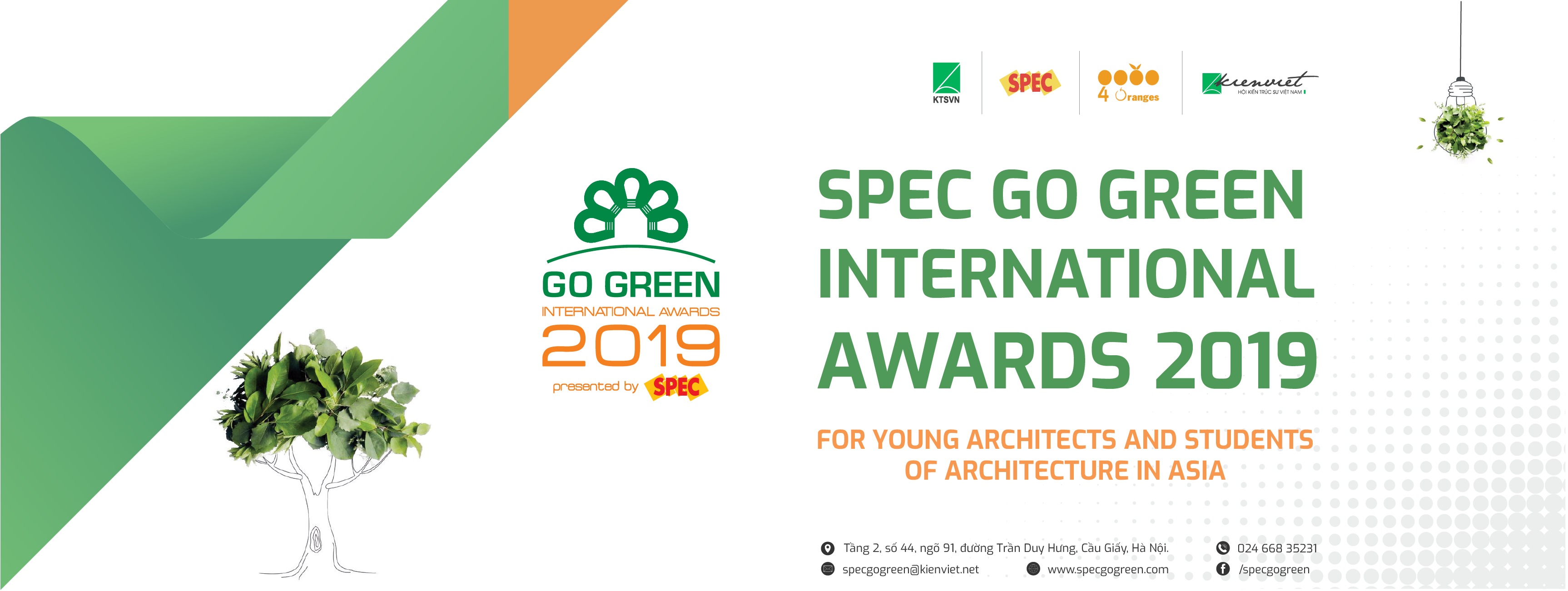 Cuộc thi "Kiến trúc xanh SPEC GO GREEN INTERNATIONAL AWARDS 2019"