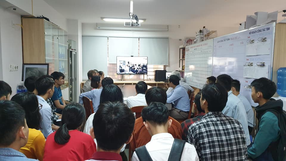 Buổi giao lưu trực tuyến qua Skype với Đại học San Angelo, Hoa Kỳ