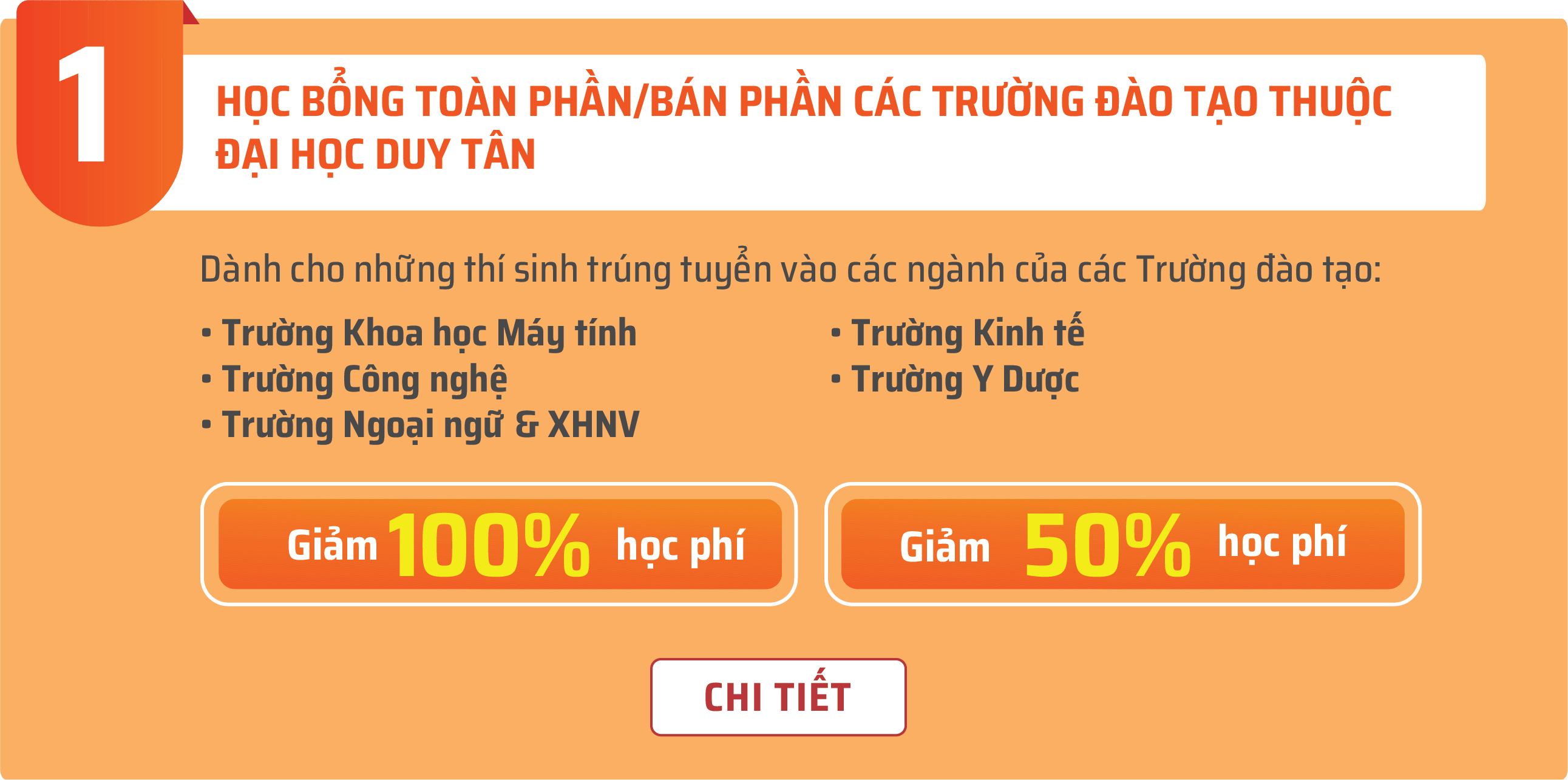 Học bổng Đại học Duy Tân năm 2024