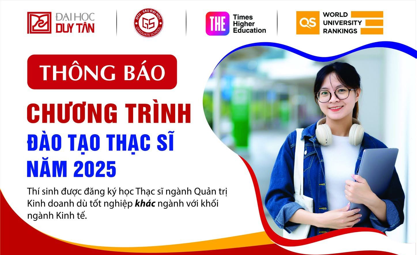 THÔNG BÁO TUYỂN SINH THẠC SĨ ĐỢT 1 NĂM 2025