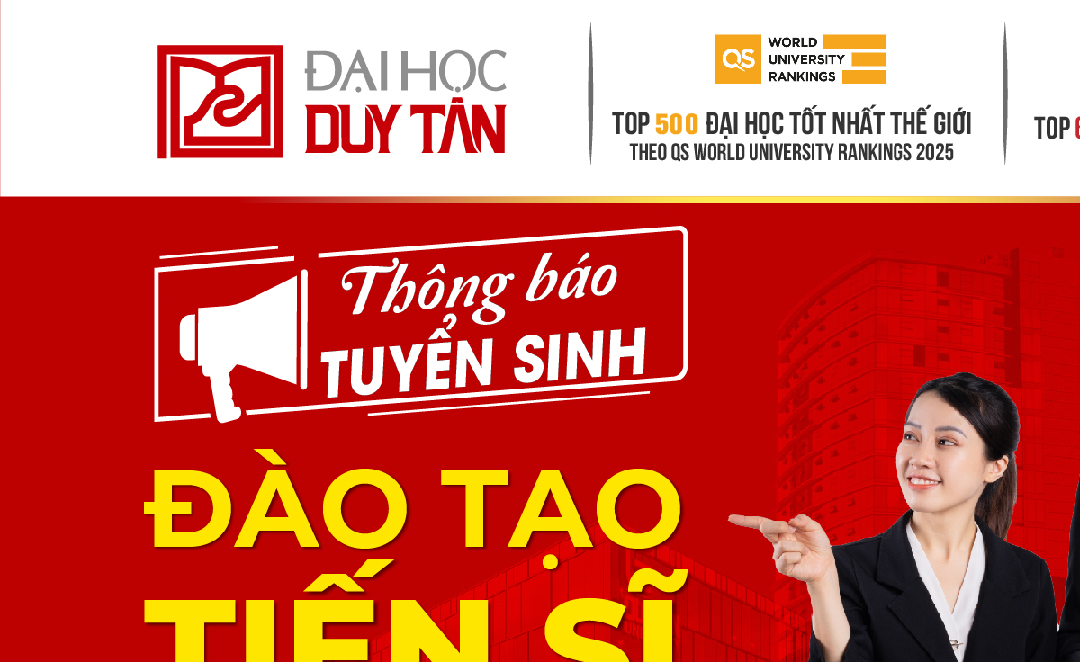 THÔNG BÁO TUYỂN SINH TIẾN SĨ ĐỢT THÁNG 12 NĂM 2024